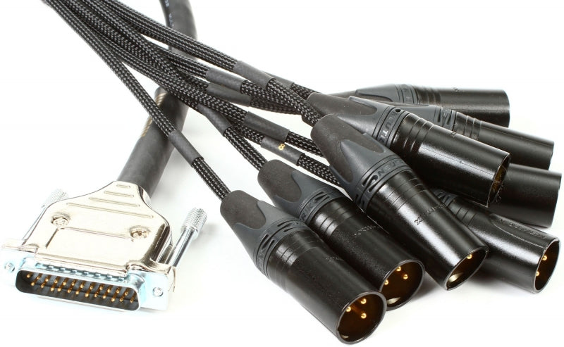 Gold DB25 - XLRM 10'