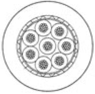 W2690 - 8c. 22awg Computer (price per roll - 500 feet)