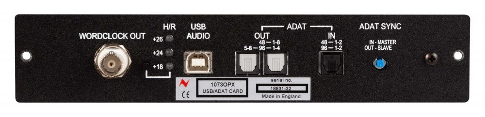 1073OPX ADAT/USB Digital Option Card