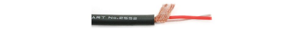 W2552 - 2ch. 25awg General Purpose Mic Cable (price by roll - 164 feet)
