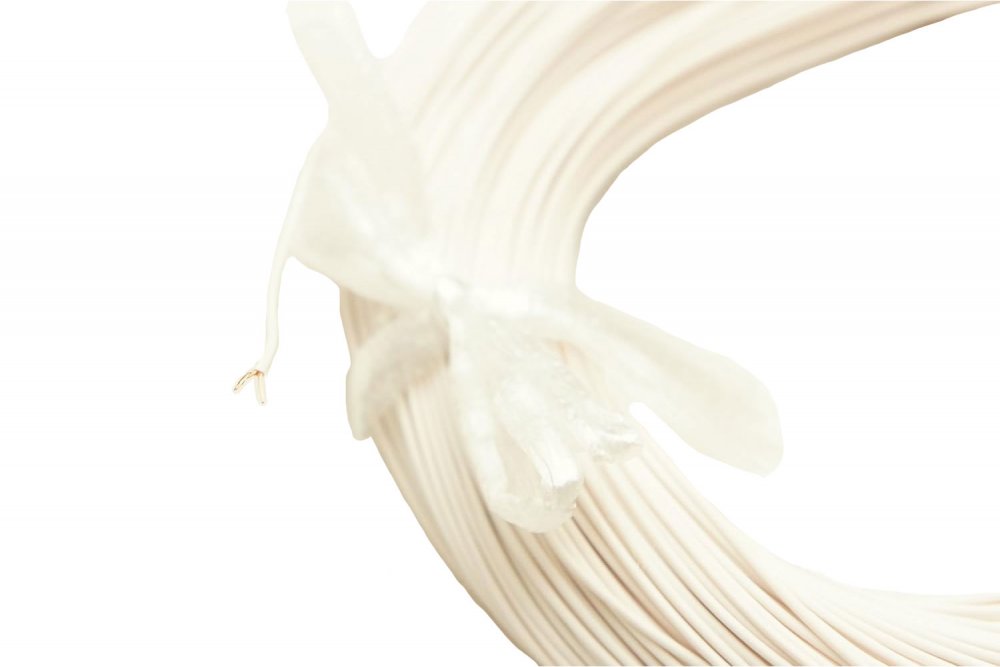 W2526 - 1c. 32awg coaxial audio Tonearm, White (price per roll - 164 feet)