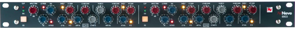 8803 Dual Channel EQ & Filter Module