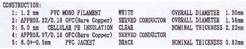 W2497 - 1c. Interconnect (price per roll - 164 feet)