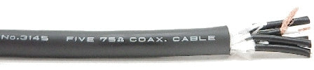 Mogami W3145 - 5c. 75ohm RGB+V+H Coaxial for Short Run (price per roll - 250 feet) - Main