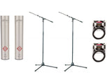 KM 184 Stereo Set with 2 x K&M 210/9 and 2 x Mogami Gold Studio 15'