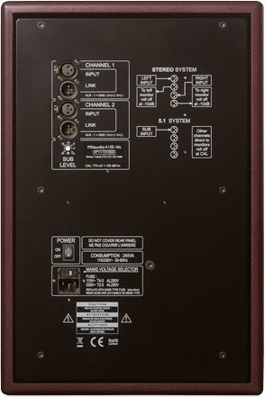 Sub A125M - Black - Angle