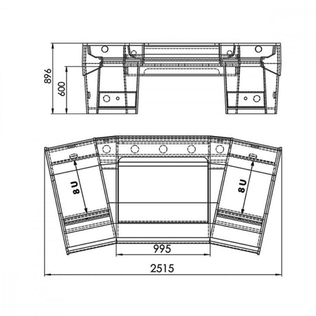 Matrix Angled - Black - Rear