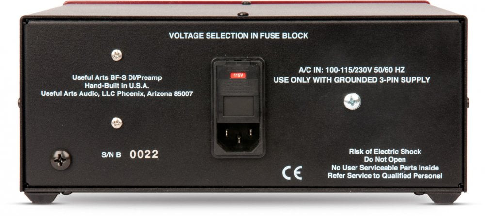 BF-S Pro DI - Tube Instrument Preamp/DI - Angle