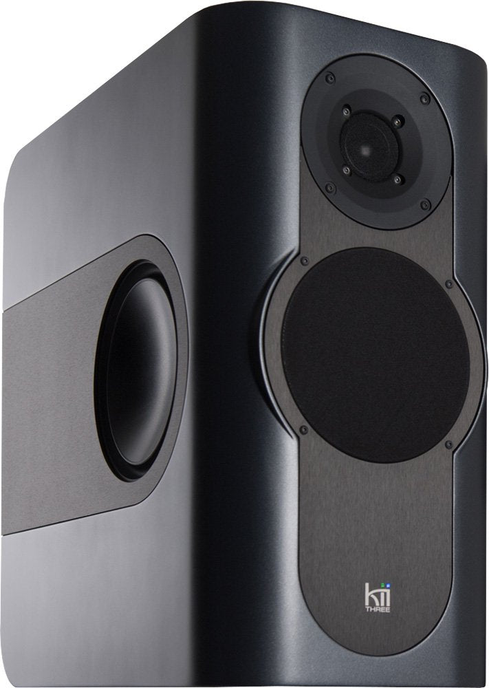 Kii THREE Single Speaker Pro - FineTouch Dark Grey - Angle
