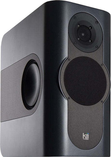 Kii THREE Single Speaker Pro - FineTouch Dark Grey - Angle