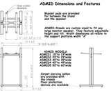 Sound Anchors ADMID 2 - Pair 46'' - Angle