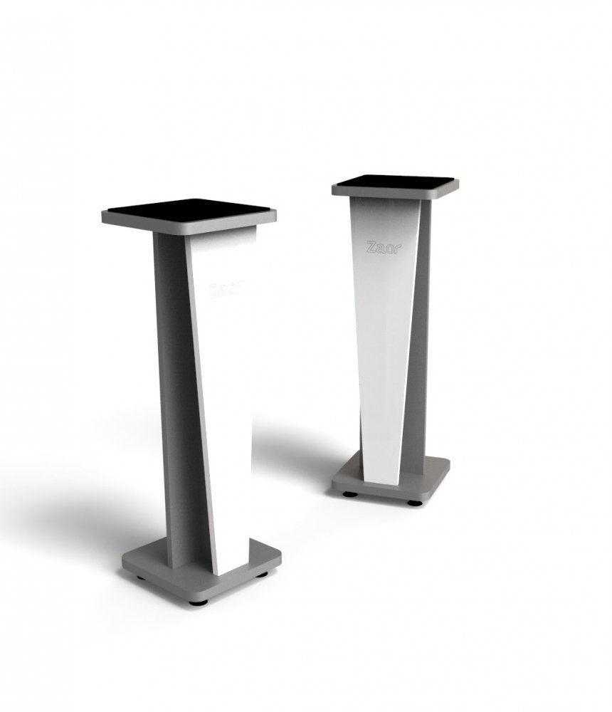 Croce Stand 36 - White Gloss Grey (pair) - Main