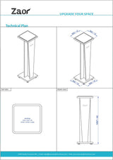 Miza Stand V42 - Black (Paire) - Image 10