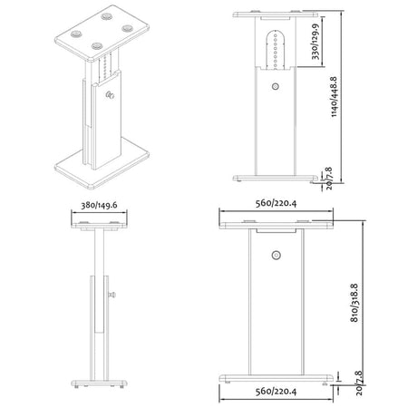 ISO Stand MkIII 600 - White Gloss - Packaging