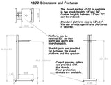 Sound Anchors ADJ2 - Pair 56'' - Angle