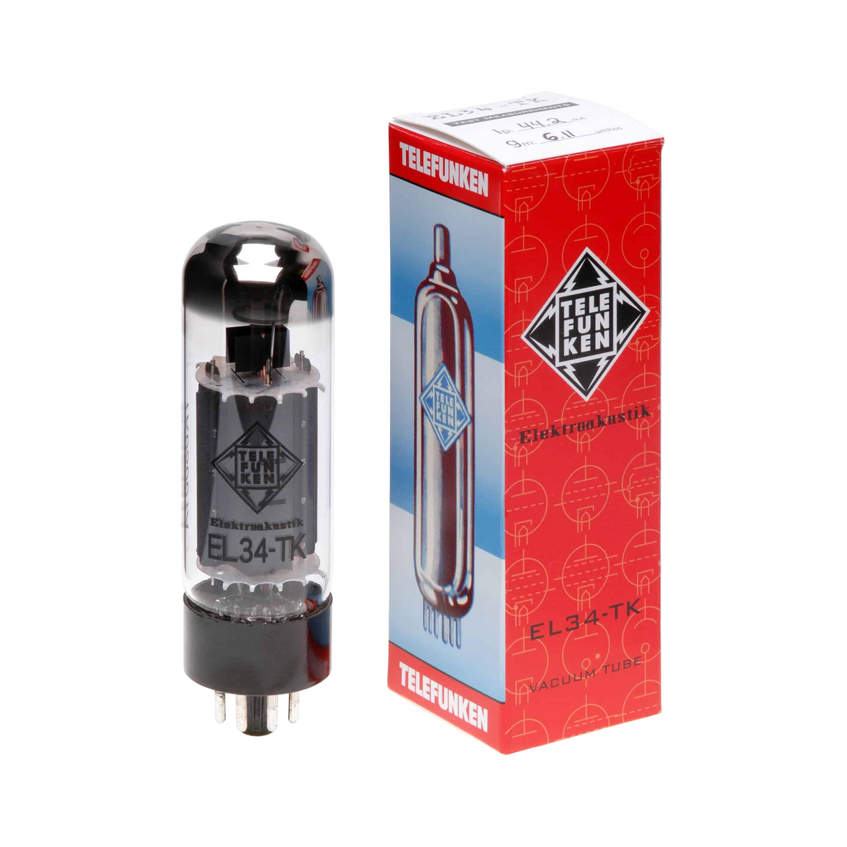 EL34-TK Vacuum Tube, Single