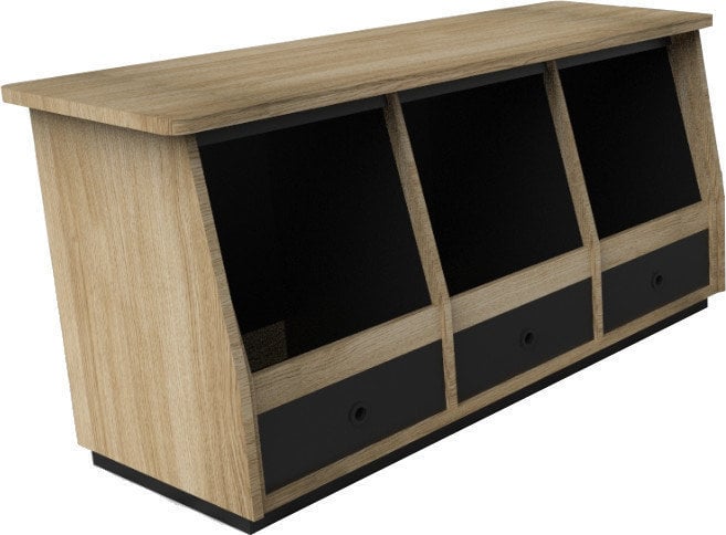 Zaor Rackspace Three - Oak - Main